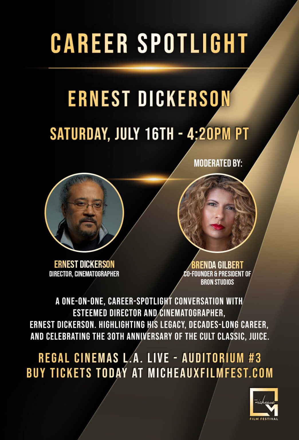 Ernest Dickerson Career Spotlight Micheaux Film Festival