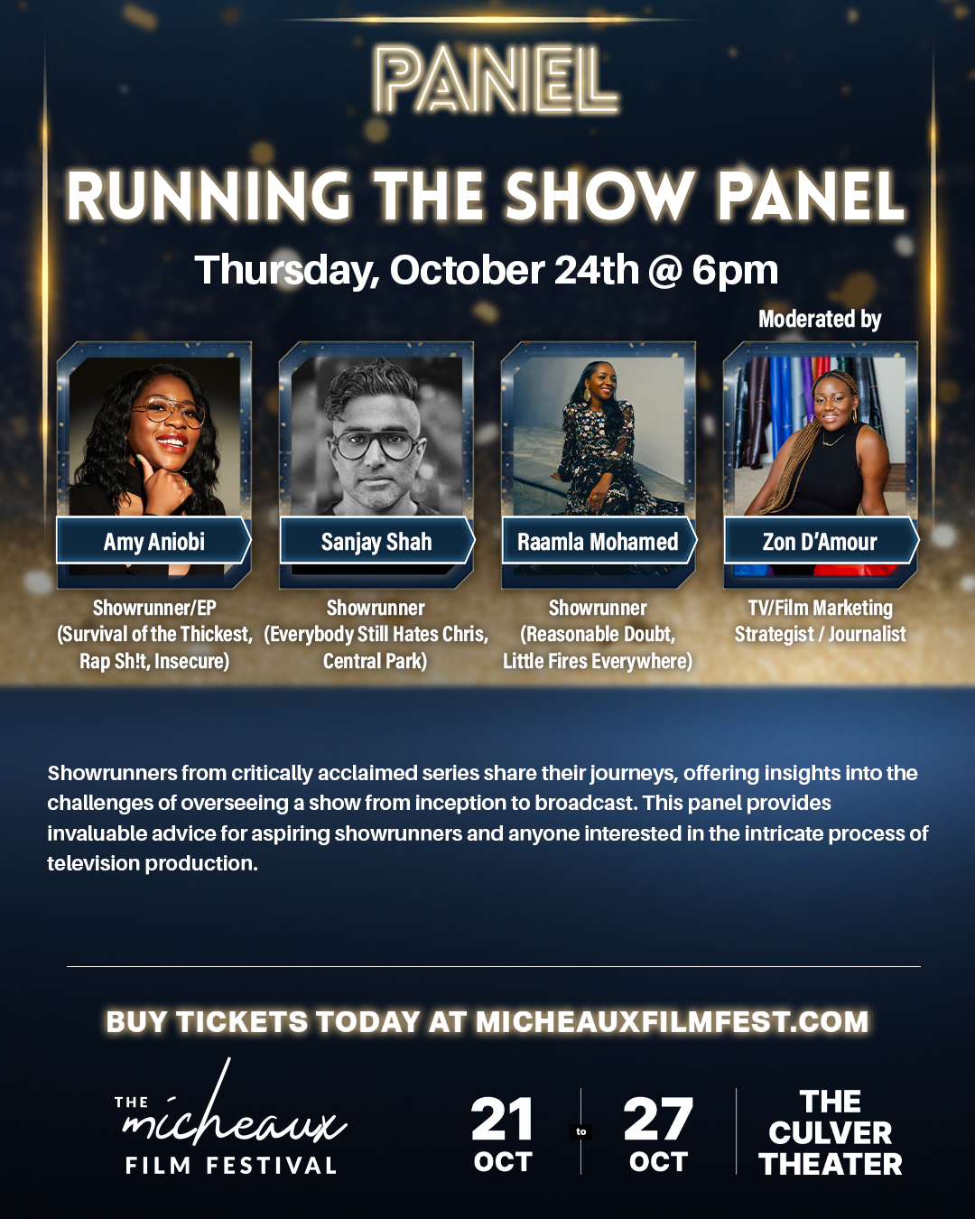 Running the Show Panel